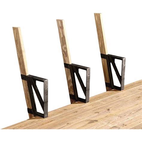 metal deck bench brackets home depot|2x4 basics deck bench brackets.